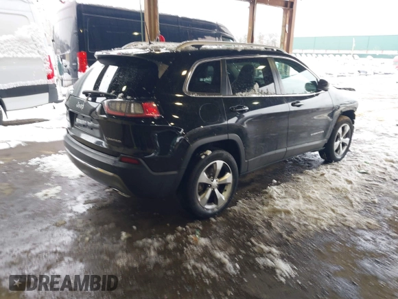 2019 Jeep Cherokee Limited with VIN 1C4PJMDX9KD471764, listed as a IAAI auction lot 41556755 with 45,000 mi miles and . Bid and sale history available at carsss.com. Image 4.