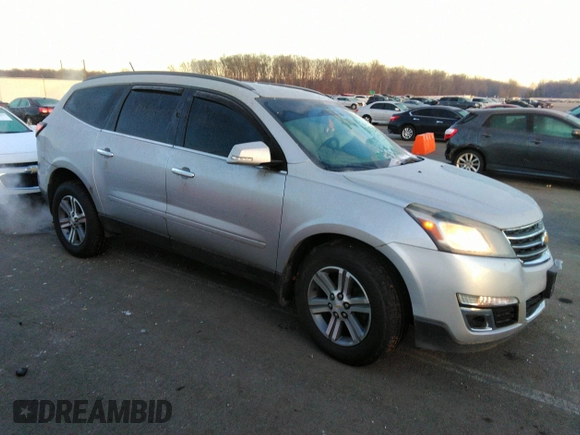 2015 Chevrolet Traverse LT with VIN 1GNKVHKD9FJ251795, listed as a IAAI auction lot 35729435 with 119,049 mi miles and . Bid and sale history available at DreamBid. Image 1.