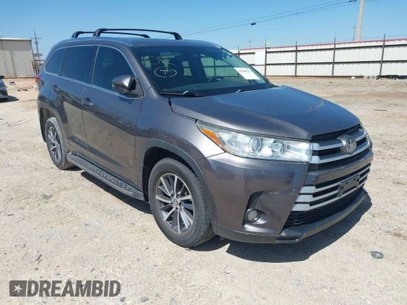 2017 Toyota Highlander XLE with VIN 5TDKZRFH1HS511984, listed as a IAAI auction lot 41948237 with 119,494 mi miles and . Bid and sale history available at DreamBid. Image 1.