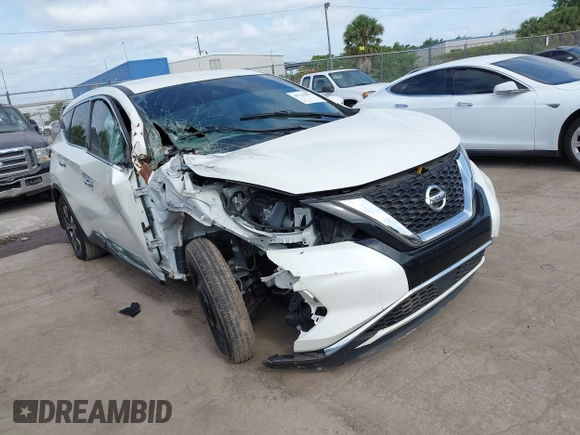 2020 Nissan Murano S with VIN 5N1AZ2AJ6LN163493, listed as a IAAI auction lot 42591964 with 43,989 mi miles and . Bid and sale history available at DreamBid. Image 6.