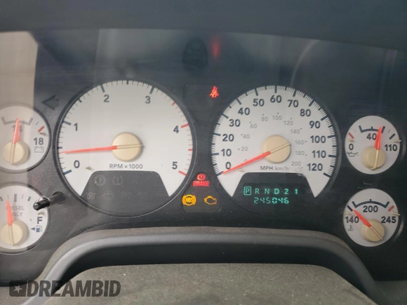 2006 Dodge 3500 Laramie with VIN 3D7LX38C06G214893, listed as a Copart auction lot 51495145 with 245,046 mi miles and Salvage Title. Bid and sale history available at carsss.com. Image 9.