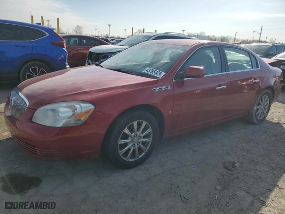 2009 Buick Lucerne CXL with VIN 1G4HD57M79U146605, listed as a Copart auction lot 43795485 with 0 mi miles and Salvage Title. Bid and sale history available at carsss.com. Image 1.