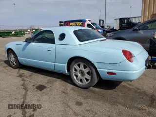2004 Ford Thunderbird Deluxe with VIN 1FAHP60A14Y103516, listed as a Copart auction lot 52055585 with 69,655 mi miles and Salvage Title. Bid and sale history available at carsss.com. Image 2.
