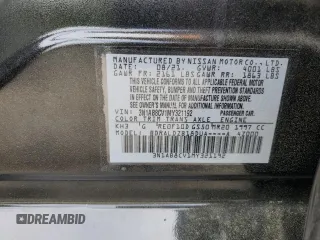 2021 Nissan Sentra SV with VIN 3N1AB8CV1MY321192, listed as a Copart auction lot 51963895 with 64,134 mi miles and Salvage Title. Bid and sale history available at DreamBid. Image 12.