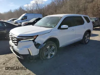 2024 Honda Pilot EX-L 7 Passenger with VIN 5FNYG1H52RB049090, listed as a Copart auction lot 41562695 with 9,939 mi miles and Salvage Title. Bid and sale history available at carsss.com. Image 1.