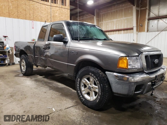 2004 Ford Ranger XL Fleet with VIN 1FTZR15E34PB17365, listed as a Copart auction lot 54625005 with 117,227 mi miles and Salvage Title. Bid and sale history available at DreamBid. Image 4.