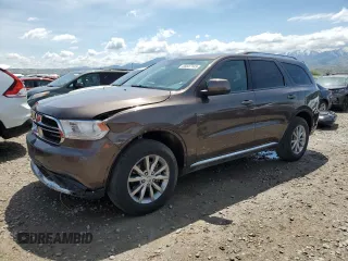 2017 Dodge Durango SXT z VIN 1C4RDJAG0HC824037, wystawiony jako Copart lot #55637145 z przebiegiem 114 715 mil mil oraz Szkoda całkowita • Salvage title. Historia ofert i sprzedaży dostępna na DreamBid. Obrazek 1.