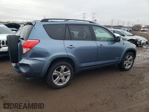 2008 Toyota RAV4 Sport with VIN JTMZK32V086015540, listed as a Copart auction lot 80274004 with 155,270 mi miles and Clean title. Bid and sale history available at DreamBid. Image 3.