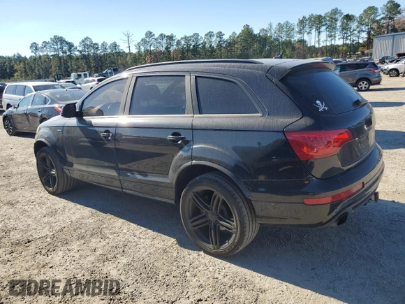 2013 Audi Q7 3.0T S line Prestige with VIN WA1DGAFE1DD006436, listed as a Copart auction lot 81544224 with 195,571 mi miles and Salvage Title. Bid and sale history available at carsss.com. Image 2.