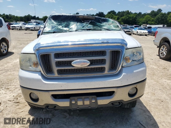 2007 Ford F-150 XLT with VIN 1FTPW14V37KD01921, listed as a Copart auction lot 62876465 with 214,260 mi miles and Salvage title. Bid and sale history available at DreamBid. Image 5.