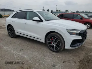 2019 Audi Q8 Prestige z VIN WA1FVAF15KD033597, wystawiony jako Copart lot #59423085 z przebiegiem 85 951 mil mil oraz Czysty tytuł • Clean title. Historia ofert i sprzedaży dostępna na DreamBid. Obrazek 4.