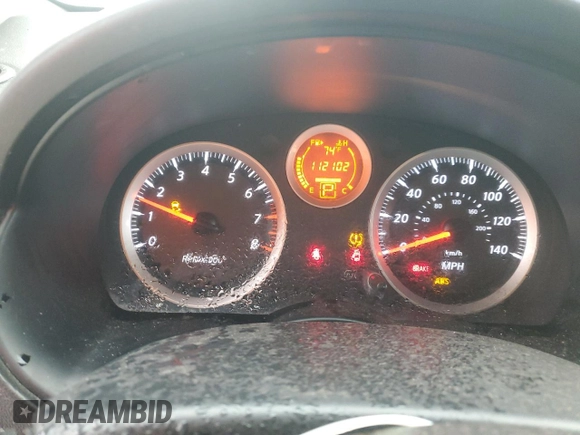 2012 Nissan Sentra SR with VIN 3N1AB6AP4CL737791, listed as a Copart auction lot 59554795 with 112,102 mi miles and Salvage title. Bid and sale history available at DreamBid. Image 9.