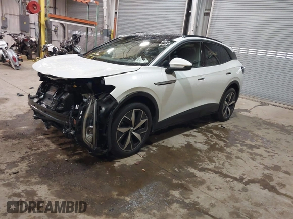 2023 Volkswagen ID.4 Pro with VIN 1V2VMPE8XPC032737, listed as a IAAI auction lot 41207890 with 17,158 mi miles and . Bid and sale history available at DreamBid. Image 2.
