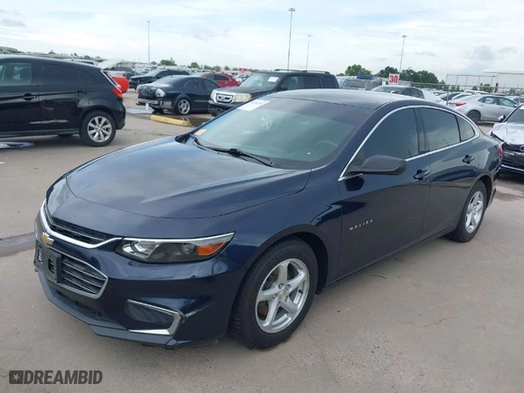 2017 Chevrolet Malibu LS with VIN 1G1ZB5ST0HF188817, listed as a IAAI auction lot 40200240 with 150,554 mi miles. Bid and sale history available at carsss.com. Image 2.