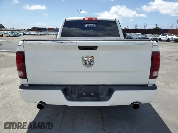 2015 Ram 1500 Sport with VIN 3C6JR6CT8FG687324, listed as a Copart auction lot 56992605 with 123,952 mi miles and Salvage title. Bid and sale history available at DreamBid. Image 6.