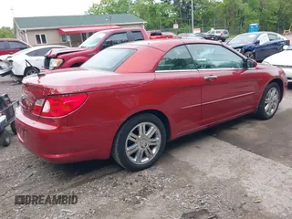2008 Chrysler Sebring Limited with VIN 1C3LC65M48N168231, listed as a IAAI auction lot 42342676 with 68,775 mi miles and . Bid and sale history available at DreamBid. Image 4.
