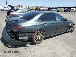 2019 Mercedes-Benz E 63 S AMG with VIN WDDZF8KB9KA505380, listed as a Copart auction lot 54086384 with Not Provided miles and Salvage Title. Bid and sale history available at DreamBid. Image 3.