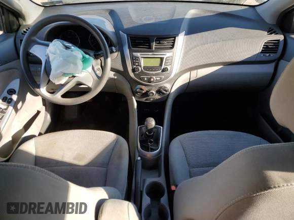 2013 Hyundai Accent GS with VIN KMHCT5AE0DU128745, listed as a Copart auction lot 88733635 with 133,489 mi miles and Salvage Title. Bid and sale history available at carsss.com. Image 8.