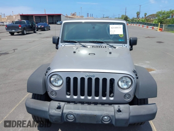 2016 Jeep Wrangler Unlimited Freedom with VIN 1C4BJWDG7GL109953, listed as a IAAI auction lot 42140111 with 24,570 mi miles and . Bid and sale history available at DreamBid. Image 6.