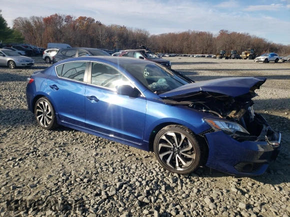 2017 Acura ILX w/Premium/A-SPEC Pkg with VIN 19UDE2F83HA015465, listed as a Copart auction lot 77576894 with 51,173 mi miles and Salvage Title. Bid and sale history available at carsss.com. Image 4.