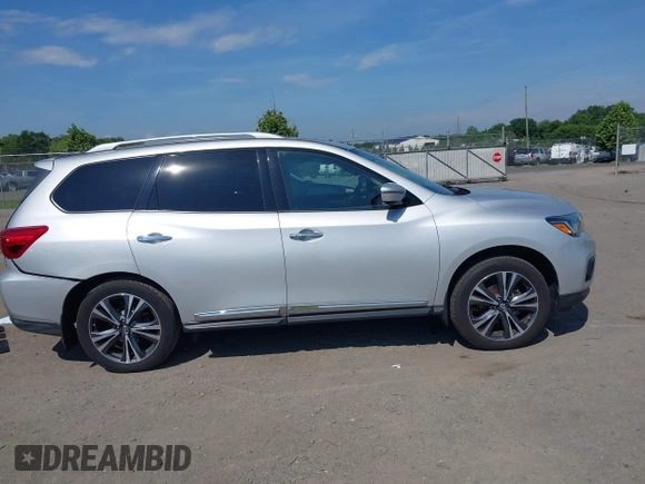 2018 Nissan Pathfinder SL with VIN 5N1DR2MMXJC631379, listed as a IAAI auction lot 42585871 with 92,610 mi miles and . Bid and sale history available at DreamBid. Image 13.