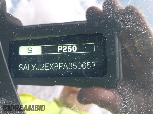 2023 Land Rover Range Rover Velar S с VIN SALYJ2EX8PA350653, выставлен на аукционе IAAI как лот 41981755 с пробегом 23 859 миль миль и . История ставок и продаж доступна на DreamBid. Изображение 9.