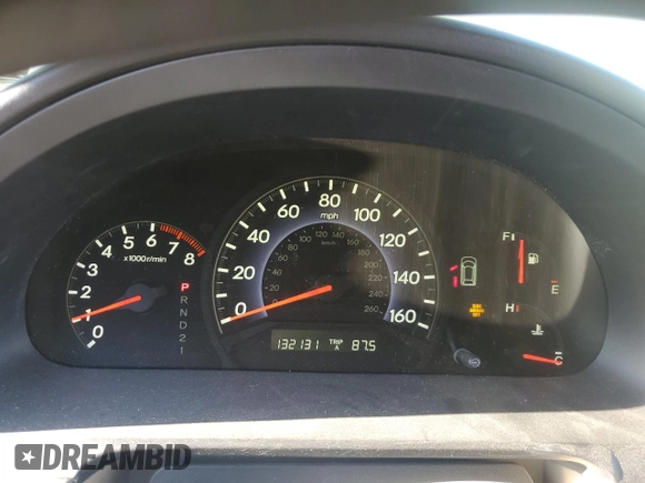2005 Honda Odyssey EX with VIN 5FNRL38455B400989, listed as a Copart auction lot 50576265 with 132,131 mi miles and Salvage Title. Bid and sale history available at carsss.com. Image 9.