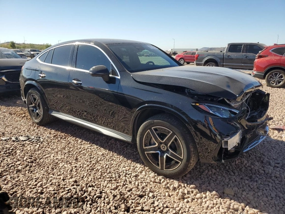 2024 Mercedes-Benz GLC with VIN W1NKJ4HB1RF108570, listed as a Copart auction lot 88128755 with 12,034 mi miles and Salvage Title. Bid and sale history available at carsss.com. Image 4.