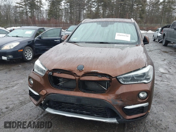 2016 BMW X1 xDrive28i with VIN WBXHT3C31GP881488, listed as a IAAI auction lot 41693116 with 120,922 mi miles. Bid and sale history available at carsss.com. Image 6.