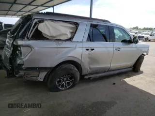 2023 Ford Expedition Max XLT z VIN 1FMJK1J83PEA16615, wystawiony jako Copart lot #53157235 z przebiegiem 64 684 mil mil oraz Nie do naprawy • Non repairable. Historia ofert i sprzedaży dostępna na DreamBid. Obrazek 3.