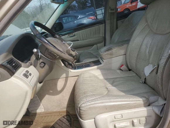2001 Lexus LS 430 with VIN JTHBN30F210044498, listed as a Copart auction lot 47101045 with 256,853 mi miles and Clean Title. Bid and sale history available at carsss.com. Image 7.