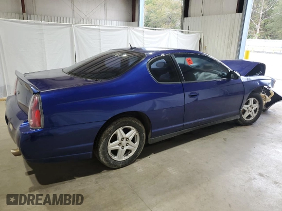 2005 Chevrolet Monte Carlo LS with VIN 2G1WW12E759263292, listed as a Copart auction lot 84728294 with 234,038 mi miles and Salvage Title. Bid and sale history available at carsss.com. Image 3.