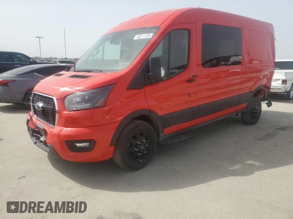 2023 Ford Transit with VIN 1FTBW2DG9PKA39789, listed as a Copart auction lot 48211725 with 52,974 mi miles and Salvage Title. Bid and sale history available at DreamBid. Image 1.