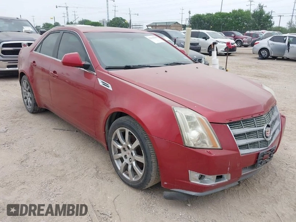 2009 Cadillac CTS RWD w/1SB with VIN 1G6DV57V390133952, listed as a IAAI auction lot 41948486 with 216,593 mi miles. Bid and sale history available at carsss.com. Image 1.