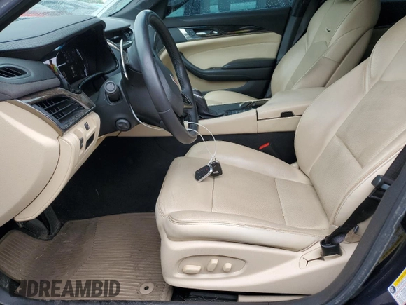 2018 Cadillac CTS Luxury AWD with VIN 1G6AX5SX0J0128430, listed as a Copart auction lot 53480485 with 121,920 mi miles and Salvage title. Bid and sale history available at DreamBid. Image 7.