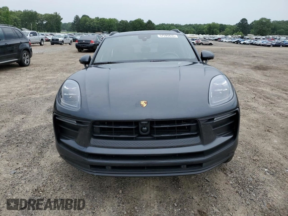 2024 Porsche Macan with VIN WP1AA2A54RLB14018, listed as a Copart auction lot 57595635 with 19,722 mi miles and Salvage title. Bid and sale history available at DreamBid. Image 5.