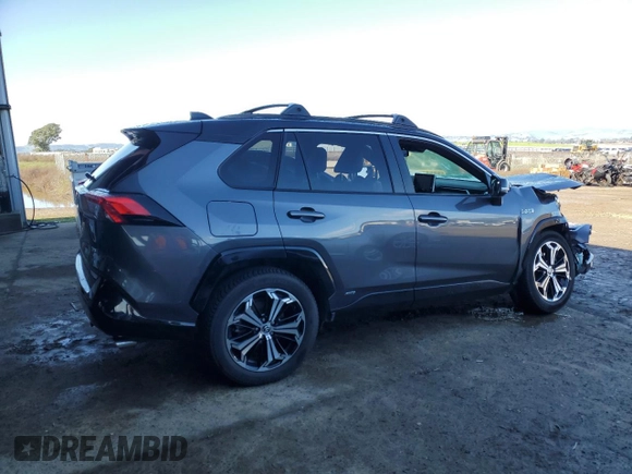2021 Toyota RAV4 Prime XSE with VIN JTMEB3FV9MD071684, listed as a Copart auction lot 43974185 with 0 mi miles and Salvage Title. Bid and sale history available at carsss.com. Image 3.