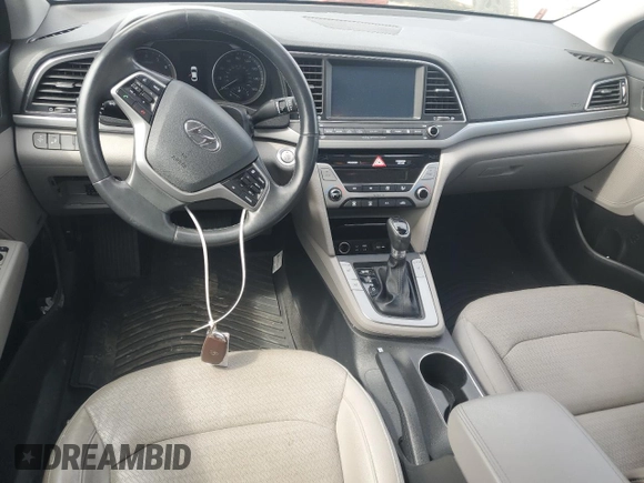 2017 Hyundai Elantra SE z VIN 5NPD84LF7HH025915, wystawiony jako Copart lot #54770125 z przebiegiem 133 074 mil mil oraz Szkoda całkowita • Salvage title. Historia ofert i sprzedaży dostępna na DreamBid. Obrazek 8.