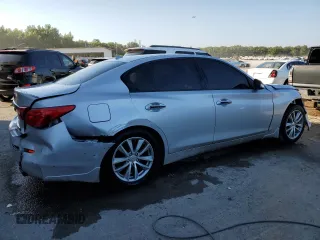 2014 Infiniti Q50 Premium with VIN JN1BV7ARXEM705066, listed as a Copart auction lot 66719614 with 85,759 mi miles and Salvage Title. Bid and sale history available at carsss.com. Image 3.
