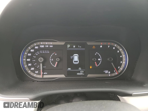 2024 Hyundai Tucson SEL with VIN 5NMJBCDE5RH305240, listed as a Copart auction lot 53403955 with 48,684 mi miles and Salvage Title. Bid and sale history available at carsss.com. Image 9.