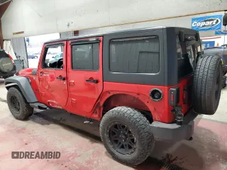 2018 Jeep Wrangler JK Unlimited Sport S with VIN 1C4BJWDG4JL895945, listed as a Copart auction lot 79836184 with 81,287 mi miles and Salvage Title. Bid and sale history available at carsss.com. Image 2.
