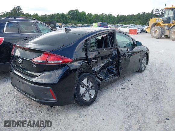 2020 Hyundai Ioniq Blue with VIN KMHC65LC8LU239139, listed as a IAAI auction lot 42216611 with 88,009 mi miles and . Bid and sale history available at DreamBid. Image 4.