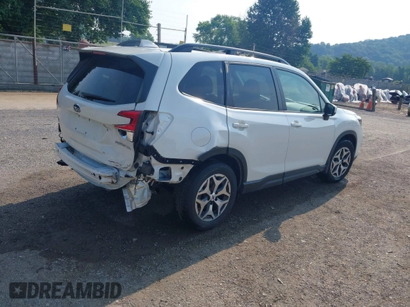 2021 Subaru Forester Premium with VIN JF2SKAJC9MH496376, listed as a IAAI auction lot 42491525 with 25,276 mi miles and . Bid and sale history available at DreamBid. Image 4.