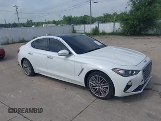 2020 Genesis G70 Sport with VIN KMTG24LA5LU057278, listed as a IAAI auction lot 42505352 with 103,347 mi miles and . Bid and sale history available at DreamBid. Image 1.