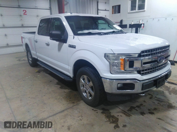 2018 Ford F-150 XL with VIN 1FTFW1EG9JFD55221, listed as a IAAI auction lot 42073862 with 184,281 mi miles and . Bid and sale history available at carsss.com. Image 1.