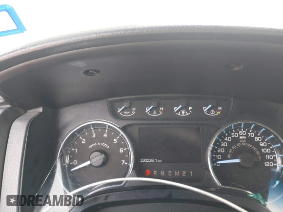 2011 Ford F-150 XL with VIN 1FTFW1CF3BFB90908, listed as a IAAI auction lot 41824680 with 330,238 mi miles. Bid and sale history available at carsss.com. Image 7.