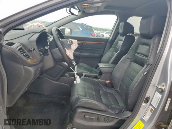 2017 Honda CR-V EX-L with VIN 5J6RW1H87HL002502, listed as a Copart auction lot 54312425 with 98,098 mi miles and Salvage Title. Bid and sale history available at DreamBid. Image 7.