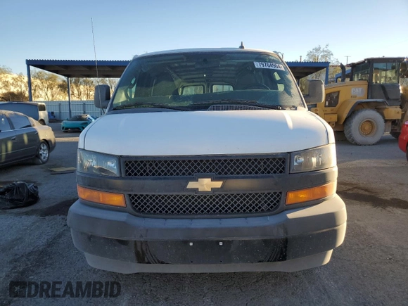 2021 Chevrolet Express Cargo with VIN 1GCWGBFP6M1268993, listed as a Copart auction lot 79764904 with 66,600 mi miles and Salvage title. Bid and sale history available at DreamBid. Image 5.