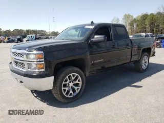 2015 Chevrolet Silverado 1500 LT with VIN 1GCVKREC0FZ393316, listed as a Copart auction lot 50597525 with 150,216 mi miles and Clean Title. Bid and sale history available at carsss.com. Image 1.