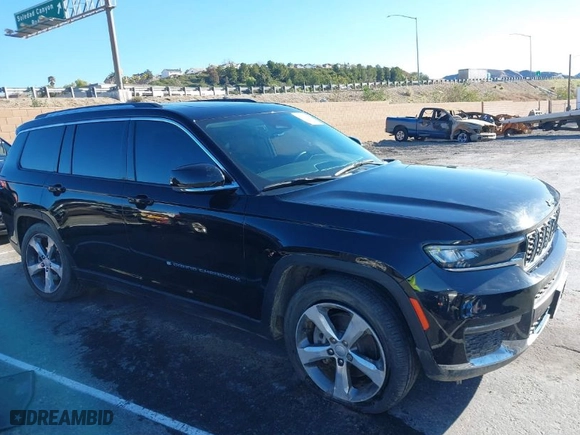 2021 Jeep Grand Cherokee L Limited with VIN 1C4RJKBGXM8114055, listed as a IAAI auction lot 41636114 with 30,268 mi miles. Bid and sale history available at carsss.com. Image 13.